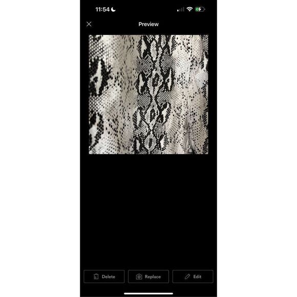 superdown Robyn Black and White Snake Print Pant Size 28 - Picture 6 of 11